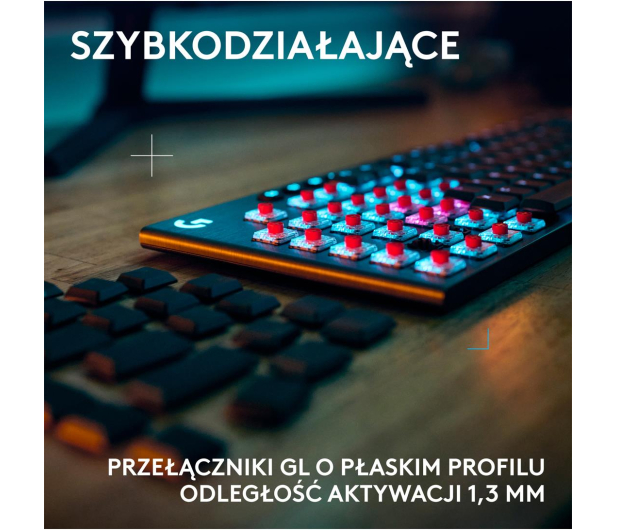 Logitech G915 X Lightspeed Tactile czarny - 1276174 - zdjęcie 3